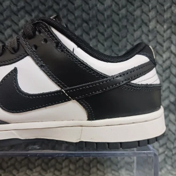Nike Dunk Low Black White Men's Retro Sneakers Shoes DD1391-100 Size 7.5 - Picture 9 of 16